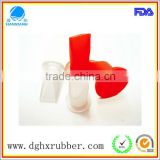 Red waterproof silicone valve for Pump
