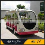 Kingwoo sightseeing electric shuttle bus in China