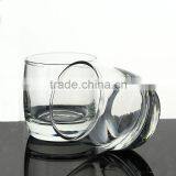 Customized Glassware Manufacture Personalized Low-ball Drinking Glass Set of 2 in Stocks thumbnail-1