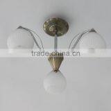 Fancy Design Opal Glass Industrial Ceiling Lamp Fixture