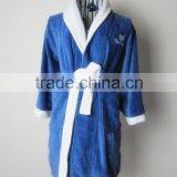 Solid Plain Terry Kid Bathrobe thumbnail-1