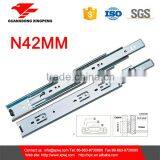 42mm Full Extension Ball Bearing Drawer Slide, Telescopic Channel