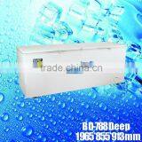 BD-788 Meat Freezer With Handle and Lock,big Capacity Single Double Door Ocean Freezer
