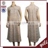 2016 Cutaway Stiff Collar Dress Shirt Pattern Open Shirts Design Ladies thumbnail-1