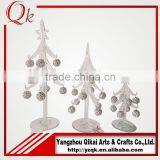 Wholesale Silver Pendants Decorated Glass Christmas Tree With Good Quality