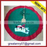 Velvet Christmas Tree Skirts Hanging Glass Tealight Holder thumbnail-1
