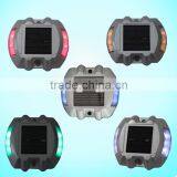 LED Brightness Aluminum horseshoe shape led solar reflective roulette road stud roulette marker light