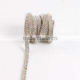 Garment Accessories Decoration Diamond Chain With Hot Fix Adhesive Rhinestone Ribbon thumbnail-3