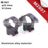 2pcs Low 25.4mm 1" Scope Rings 11mm Dovetail Rail Mount For Lasers / Flashlight thumbnail-2