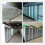 Supermarket Glass Door Display Cabinet