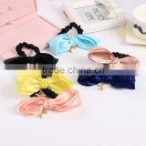 Sweet Eiffel Tower Color Ribbon Bows Cheerleading Elastic Hair Bands Rubber Hair Band Fashion Accessories thumbnail-3