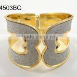 Hot Selling Exaggerated Magnificent Luxury Wide Gold Cuff Bracelet Bangles thumbnail-1