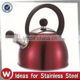 Stainless Steel Whistling Kettle With Coating