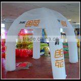 2016 Guangzhou tent trade, inflatable tent, 1/2 inflatable dome tent