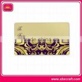 Hot Sell Shiny Christmas Greeting Card Greeting Metal Card