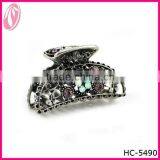 Russia Fashion Antique Metal Rhinestone Hair Claw Clips thumbnail-1