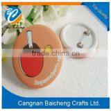 Button Badge With Safety Pin Metal Crafts /new Product Soft Enamel Pins Badge in Low Price thumbnail-4