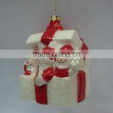 Christmas Plush Snowman Ornaments