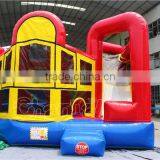 Wholesale commercial inflatable bouncer combo with slide for kids