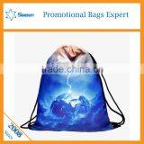 Starry Sky Travel Bag Drawstring Backpack Foldable Polyester Shopping Bag Supplier's Choice thumbnail-5