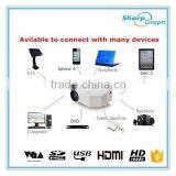 UNIC Low Price Mini HDMI LED Contrast 500:1 Projector UC30 Silm Pocket Videoprojecteur thumbnail-6