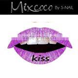 New Fashionable Sexy Lip Country Flag Temporary Tattoo Sticker for Girls thumbnail-2