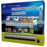 Small Wall Mounted Pack Products Vending Machin Dispense(condom/tissue/cigarette) With Coin/note/credit Card Payment