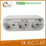CE Germany Type 3-gang Electric Sockets