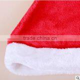 Child Adult Christmas Supplies Handmade Plush Christmas Santa Hat thumbnail-3