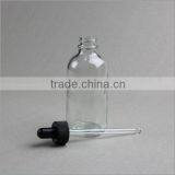 Blue Green Amber Clear Glass Essential Bottles With Dropper thumbnail-3