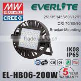 Good Design High Efficiency 200W Industrial LED High Bay Light >20000lm