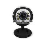 USB 2.0 6 LED PC 10x Digital Zoom Camera HD Webcam Camera thumbnail-3