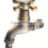 Antique Solid Brass Laundry Sink Bar Washing Machine Hose Faucet Bathroom Water Tap 0696 thumbnail-1