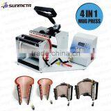 Sunmeta Factory Semi-automatic 4 in 1 Mug Heat Press Machine, Mug Printing Machine
