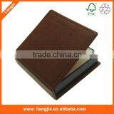 PU Leather Desk memo block note pad with PU holder Promotional Gift