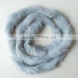 1M Rabbit Fur Strips for Garment Accessory thumbnail-1