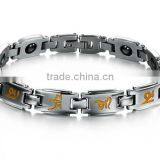 Aquarius Elegant Stainless Steel Magnetic Therapy Pain Relief Bracelet for Arthritis and Carpal Tunnel thumbnail-3