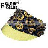 Fashion Girl Wide Brim Hat Sun Visor Hat Cheap Paper Straw Hat thumbnail-3