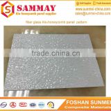 white Fiber glass honeycomb panel With bubble