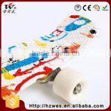 70kgs Top ABS Deck Material PU Wheels OEM Fish Shape Skateboard thumbnail-3