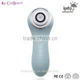CosBeauty Hot Sale Waterproof Battery Powered Sonic Electric Facial Brush With Two Speed And Replace Brush Head For Adult thumbnail-1