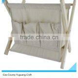 Printed Canvas Storage Basket Shelf Storage Box/canvas Magazine Rack thumbnail-2