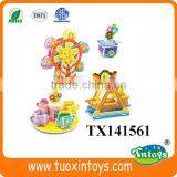 3D Paper Puzzle Park Playing Facility Designs Intelligent Toys for Kids 33pcs thumbnail-1