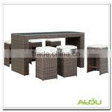 Audu Waterproof Rattan Skye-Outdoor Bar Stool thumbnail-2