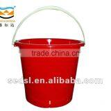 11L Red Plastic Bucket Without Lid thumbnail-1