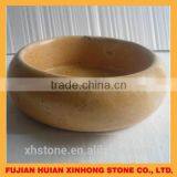 Natural Stone Yellow Jade Marble Basin for Decoration thumbnail-4