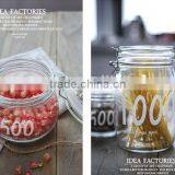 300ml--1500ml Clear Glass Jar for Food Clear Glass Jar for Storage Clear Glass Jar thumbnail-3