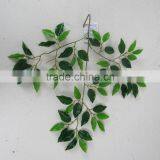 SJ070905 Artificial Ficus Tree Leave for Decorations Occasion Plastic Ficus Banyan Tree Leaf thumbnail-3