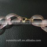 Custom Fashion Exaggerate Chic Chain Resin Necklace thumbnail-3