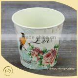 Birds & Flowers Metal Flower Pot Manufacturers China thumbnail-3
